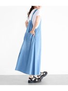 【ヴァン/Vin】のデニムフレアジャンパースカート ライトブルー|ID: prp329100004522416 ipo3291000000033264817