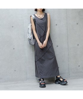 【ページボーイ/PAGEBOY】の【選べる2サイズ】サンドヴィンテージキリカエワンピース 人気、トレンドファッション・服の通販 founy(ファニー) ファッション Fashion レディースファッション WOMEN ワンピース Dress おすすめ Recommend ノースリーブ No Sleeve リラックス Relax ロング Long ヴィンテージ Vintage 切替 Switching 夏 Summer |ID:prp329100004522442
