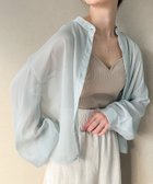 【ジュノア/JUNOAH】のスタンドカラーシアーショートシャツ グレー|ID: prp329100004522454 ipo3291000000031989889