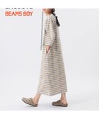 【ビームス ウイメン/BEAMS】の【7/3新規値下げ】【別注】LACOSTE / ボーダー ハーフスリーブ ドレス ワンピース 25SS 旅行 スポーツミックス リラックスワンピース BEIGE*SAX|ID: prp329100004522459 ipo3291000000032752322
