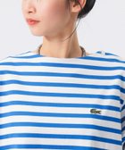 【ビームス ウイメン/BEAMS】の【7/3新規値下げ】【別注】LACOSTE / ボーダー ハーフスリーブ ドレス ワンピース 25SS 旅行 スポーツミックス リラックスワンピース BLUE|ID: prp329100004522459 ipo3291000000032752323