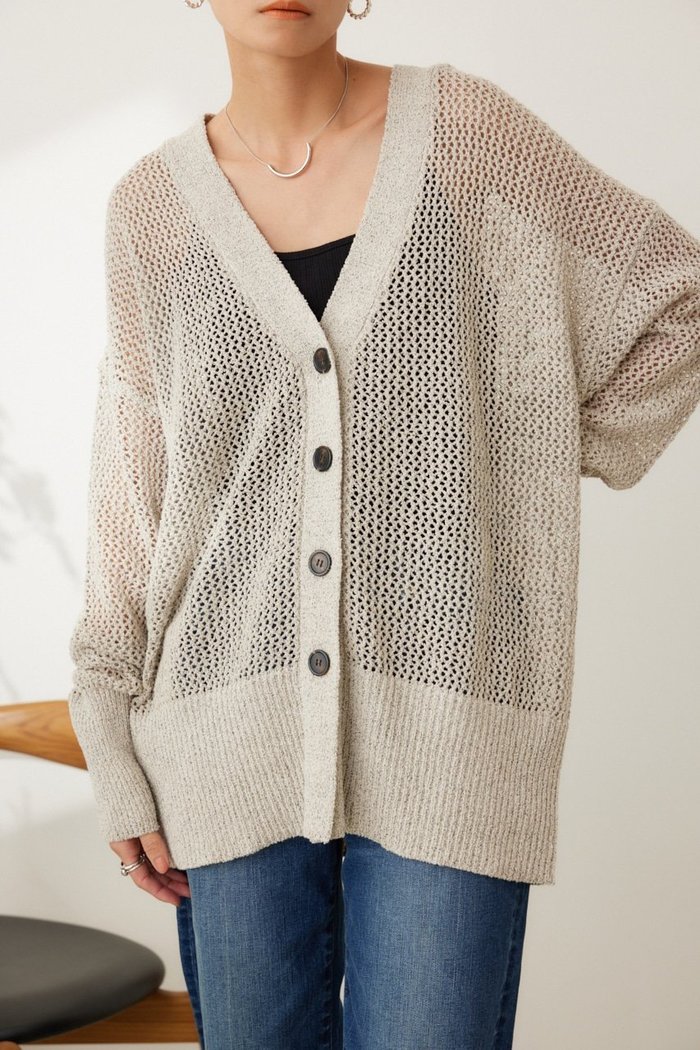 【その他のブランド/Other】のコードヤーンメッシュカーディガン インテリア・キッズ・メンズ・レディースファッション・服の通販 founy(ファニー) https://founy.com/ ファッション Fashion レディースファッション WOMEN トップス・カットソー Tops/Tshirt カーディガン Cardigans 2024年 2024 2024春夏・S/S Ss,Spring/Summer,2024 アクリル Acrylic カーディガン Cardigan ミックス Mix メッシュ Mesh 夏 Summer S/S・春夏 Ss・Spring/Summer |ID: prp329100004522505 ipo3291000000031990248