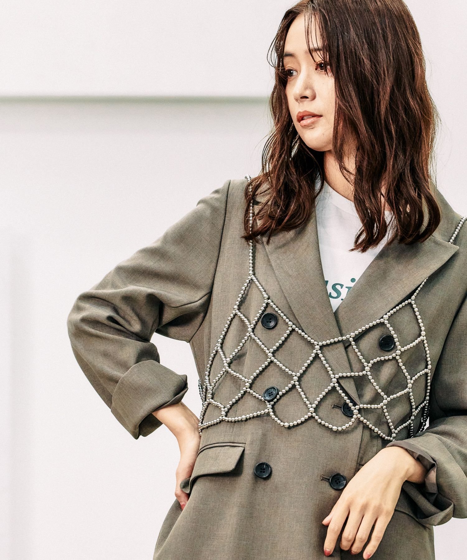 【グローバルワーク/GLOBAL WORK】のイージービスチェ/129558 インテリア・キッズ・メンズ・レディースファッション・服の通販 founy(ファニー) 　ファッション　Fashion　レディースファッション　WOMEN　トップス・カットソー　Tops/Tshirt　ビスチェ　Bustier　トレンド　Trend　ビスチェ　Bustier　ラップ　Wrap　シルバー12|ID: prp329100004522518 ipo3291000000031990342