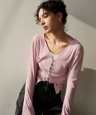【その他のブランド/Other】のEMMEL REFINES EM ハリヌキフライス カーディガン PINK|ID: prp329100004522521 ipo3291000000031990380