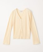 【その他のブランド/Other】のEMMEL REFINES EM ハリヌキフライス カーディガン OFF WHITE|ID: prp329100004522521 ipo3291000000031990383