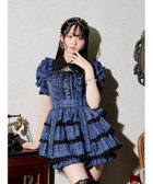 【その他のブランド/Other】のレースアップサスペンダーティアードセットアップ 青|ID: prp329100004522528 ipo3291000000032690836
