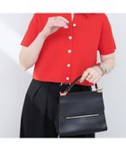 【ナチュラルクチュール/natural couture】の【WEB限定】ミラノリブデザイン釦半袖カーディガン レッド|ID: prp329100004522544 ipo3291000000031990604
