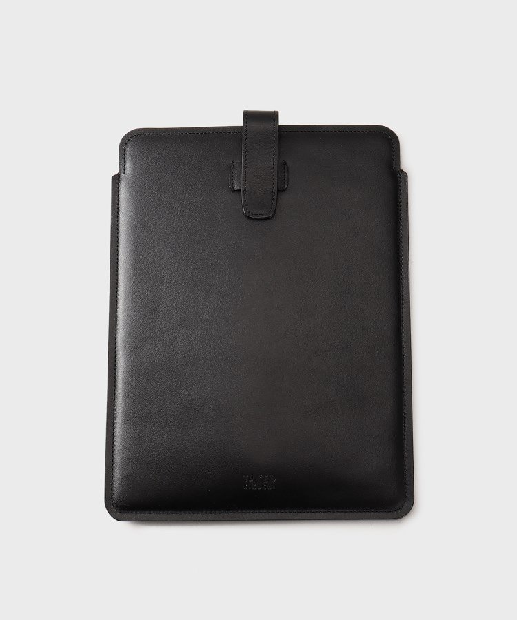 【タケオキクチ/TAKEO KIKUCHI / MEN】の【MADE IN JAPAN】レザータブレットケース インテリア・キッズ・メンズ・レディースファッション・服の通販 founy(ファニー) 　ファッション　Fashion　メンズファッション　MEN　クッション　Cushion　デスク　Desk　ラップ　Wrap　ワーク　Work　日本製　Made In Japan　ブラック|ID: prp329100004522554 ipo3291000000031990737