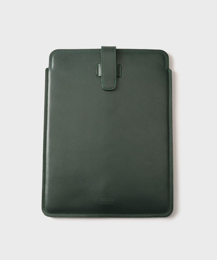 【タケオキクチ/TAKEO KIKUCHI / MEN】の【MADE IN JAPAN】レザータブレットケース インテリア・キッズ・メンズ・レディースファッション・服の通販 founy(ファニー) 　ファッション　Fashion　メンズファッション　MEN　クッション　Cushion　デスク　Desk　ラップ　Wrap　ワーク　Work　日本製　Made In Japan　グリーン|ID: prp329100004522554 ipo3291000000031990740