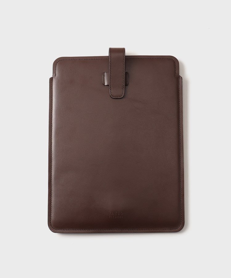 【タケオキクチ/TAKEO KIKUCHI / MEN】の【MADE IN JAPAN】レザータブレットケース インテリア・キッズ・メンズ・レディースファッション・服の通販 founy(ファニー) 　ファッション　Fashion　メンズファッション　MEN　クッション　Cushion　デスク　Desk　ラップ　Wrap　ワーク　Work　日本製　Made In Japan　ブラウン|ID: prp329100004522554 ipo3291000000031990741