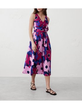【バナナリパブリック ファクトリーストア/BANANA REPUBLIC FACTORY STORE】のBANANA REPUBLIC FACTORY STORE SL POPLIN DRESS 人気、トレンドファッション・服の通販 founy(ファニー) ファッション Fashion レディースファッション WOMEN ワンピース Dress ドレス Party Dresses ノースリーブ No Sleeve フラワー Flower プリント Print モチーフ Motif リゾート Resort |ID:prp329100004522583