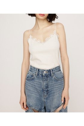 【スライ/SLY】のLACE DOCKING キャミソール 人気、トレンドファッション・服の通販 founy(ファニー) ファッション Fashion レディースファッション WOMEN トップス・カットソー Tops/Tshirt キャミソール / ノースリーブ No Sleeves おすすめ Recommend インナー Inner キャミソール Camisole チェック Check デニム Denim トレンド Trend ドッキング Docking ボトム Bottom ミニスカート Mini Skirt レース Race 無地 Plain Color |ID:prp329100004522587