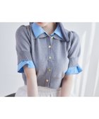【ナイスクラップ/NICE CLAUP】の今期トレンド/重ね襟半袖ニット 人気、トレンドファッション・服の通販 founy(ファニー) ファッション Fashion レディースファッション WOMEN トップス・カットソー Tops/Tshirt ニット Knit Tops おすすめ Recommend スラックス Slacks タイトスカート Tight Skirt デニム Denim トレンド Trend 半袖 Short Sleeve 夏 Summer 春 Spring S/S・春夏 Ss・Spring/Summer thumbnail グレー|ID: prp329100004522598 ipo3291000000031991115