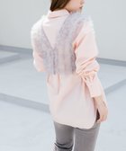 【ケービーエフ/KBF / URBAN RESEARCH】のシアーフリルSETシャツ PINK×GRAY|ID: prp329100004522611 ipo3291000000031991229