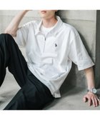 【ロッキーモンロー/Rocky Monroe】のU.S. POLO ASSN. 別注コラボワンポイントロゴ刺繍天竺ハーフジップポロシャツ ホワイト|ID: prp329100004522616 ipo3291000000031991305