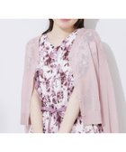 【クチュール ブローチ/Couture Brooch】の【上品な透け感・通勤】ダブルパール調釦シアーカーディガン ライトピンク|ID: prp329100004522639 ipo3291000000032575840