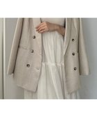 【ジュノア/JUNOAH】のルエレ リネンライクシャツジャケット ナチュラル|ID: prp329100004522644 ipo3291000000031991635