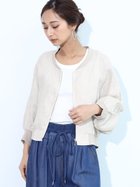 【ヴァン/Vin】のバックシャーリングリネンブルゾン 人気、トレンドファッション・服の通販 founy(ファニー) ファッション Fashion レディースファッション WOMEN アウター Coat Outerwear ブルゾン Blouson/Jackets おすすめ Recommend シャーリング Shirring トレンド Trend バランス Balance ブルゾン Blouson ボトム Bottom リネン Linen ワイド Wide 夏 Summer thumbnail 杢ベージュ|ID: prp329100004522648 ipo3291000000031991669