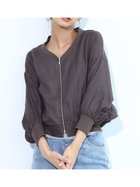 【ヴァン/Vin】のバックシャーリングリネンブルゾン 人気、トレンドファッション・服の通販 founy(ファニー) ファッション Fashion レディースファッション WOMEN アウター Coat Outerwear ブルゾン Blouson/Jackets おすすめ Recommend シャーリング Shirring トレンド Trend バランス Balance ブルゾン Blouson ボトム Bottom リネン Linen ワイド Wide 夏 Summer thumbnail ダークブラウン|ID: prp329100004522648 ipo3291000000031991670
