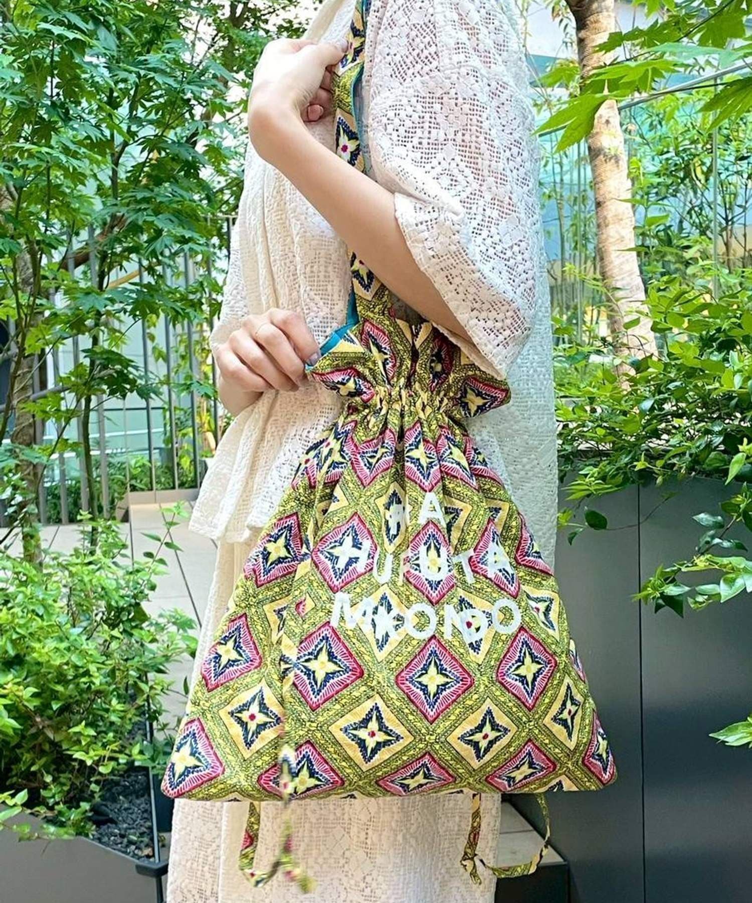 【ベイフロー/BAYFLOW】の巾着型でも使える 【ASANTE SANA】トート25 インテリア・キッズ・メンズ・レディースファッション・服の通販 founy(ファニー) 　ファッション　Fashion　レディースファッション　WOMEN　バッグ　Bag　イエロー　Yellow　キルト　Quilt　巾着　Purse　デニム　Denim　フロント　Front　ポケット　Pocket　ミックス　Mix　ギフト プレゼント　Gift Present　イエロー60|ID: prp329100004522662 ipo3291000000031991797
