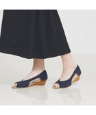【オゥ バニスター/Au BANNISTER】の【販売店舗限定】バタフライウェッジソールパンプス ネイビー|ID: prp329100004522684 ipo3291000000031991991