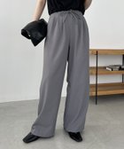 【カプリシューレマージュ/CAPRICIEUX LEMAGE】の【低身長サイズあり】ドロストパンツ 人気、トレンドファッション・服の通販 founy(ファニー) ファッション Fashion レディースファッション WOMEN パンツ Pants おすすめ Recommend シャーリング Shirring ストレート Straight スラックス Slacks 夏 Summer 春 Spring S/S・春夏 Ss・Spring/Summer thumbnail グレー|ID: prp329100004522695 ipo3291000000031992059