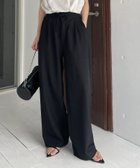 【カプリシューレマージュ/CAPRICIEUX LEMAGE】の【低身長サイズあり】ドロストパンツ 人気、トレンドファッション・服の通販 founy(ファニー) ファッション Fashion レディースファッション WOMEN パンツ Pants おすすめ Recommend シャーリング Shirring ストレート Straight スラックス Slacks 夏 Summer 春 Spring S/S・春夏 Ss・Spring/Summer thumbnail ブラック|ID: prp329100004522695 ipo3291000000031992061