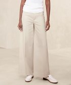 【バナナリパブリック ファクトリーストア/BANANA REPUBLIC FACTORY STORE】のBANANA REPUBLIC FACTORY STORE ストレッチコットン ワイドパンツ CREAM|ID: prp329100004522715 ipo3291000000032059980