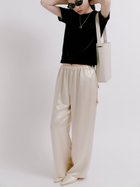 【ミースロエ/MIESROHE】のリラクシーサテンパンツ IVR[003]|ID: prp329100004522730 ipo3291000000032702227