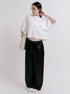 【ミースロエ/MIESROHE】のリラクシーサテンパンツ BLK[009]|ID: prp329100004522730 ipo3291000000032702228