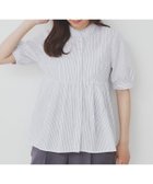 【インデックス/INDEX】の《5色展開》フリルバンドカラーペプラムブラウス【洗濯機洗い可/イージーアイロン/防シワ】 オフホワイト|ID: prp329100004522781 ipo3291000000032667185