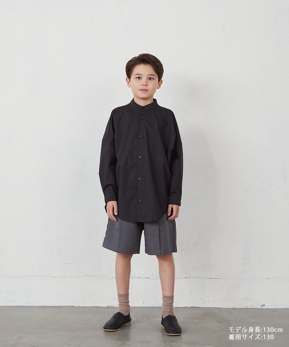 【リジェール/riziere / KIDS】のセンターシームハーフパンツ インテリア・キッズ・メンズ・レディースファッション・服の通販 founy(ファニー) 　ファッション　Fashion　キッズファッション　KIDS　ボトムス　Bottoms/Kids　ハーフ　Half　ポケット　Pocket　GRAY|ID: prp329100004522811 ipo3291000000031992860