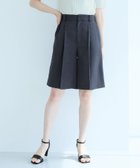 【アンデミュウ/Andemiu】の【セットアップ対応】リネンライクハーフパンツ チャコール|ID: prp329100004522855 ipo3291000000031993169