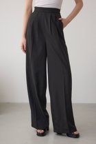 【アズール バイ マウジー/AZUL by moussy】のフロントタックイージーワイドパンツ 人気、トレンドファッション・服の通販 founy(ファニー) ファッション Fashion レディースファッション WOMEN パンツ Pants おすすめ Recommend シンプル Simple スウェット Sweat ツイル Twill thumbnail BLK|ID: prp329100004522910 ipo3291000000032289897