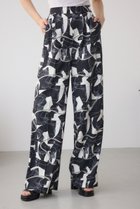 【アズール バイ マウジー/AZUL by moussy】のフロントタックイージーワイドパンツ 人気、トレンドファッション・服の通販 founy(ファニー) ファッション Fashion レディースファッション WOMEN パンツ Pants おすすめ Recommend シンプル Simple スウェット Sweat ツイル Twill thumbnail 柄BLK5|ID: prp329100004522910 ipo3291000000032289899