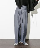 【ケービーエフ/KBF / URBAN RESEARCH】の『2サイズ展開』レイヤードデザインスラックスパンツ GRAY|ID: prp329100004522920 ipo3291000000031993564