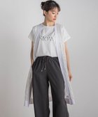 【ドロワット ロートレアモン/Droite Lautreamont】の刺繍レースジレ≪手洗い可能≫ オフホワイト|ID: prp329100004522925 ipo3291000000031993596