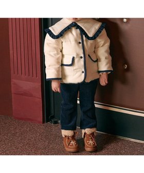 【モイモルン/moimoln / KIDS】の【リバーシブル】配色ダウン 人気、トレンドファッション・服の通販 founy(ファニー) ファッション Fashion キッズファッション KIDS クラシック Classic ジャカード Jacquard ダウン Down チェック Check パイピング Piping フラワー Flower ミドル Middle モチーフ Motif リバーシブル Reversible 軽量 Lightweight |ID:prp329100004522929