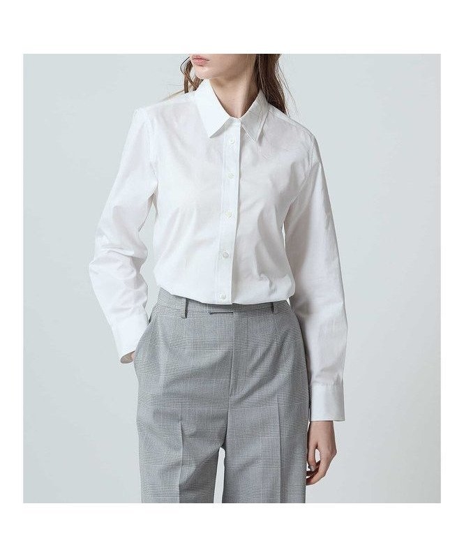 【アクアスキュータム/Aquascutum】のブロードシャツ インテリア・キッズ・メンズ・レディースファッション・服の通販 founy(ファニー) 　ファッション　Fashion　レディースファッション　WOMEN　トップス・カットソー　Tops/Tshirt　シャツ/ブラウス　Shirts/Blouses　おすすめ　Recommend　ジャケット　Jacket　チェック　Check　ドロップ　Drop　ビジネス 仕事 通勤　Business　ブロード　Broad　ベスト　Vest　ワイド　Wide　定番　Standard　ホワイト|ID: prp329100004522938 ipo3291000000031993669
