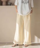 【ローリーズファーム/LOWRYS FARM】のメッシュフレアパンツ アイボリー|ID: prp329100004522940 ipo3291000000031993676