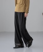 【ローリーズファーム/LOWRYS FARM】のメッシュフレアパンツ ブラック|ID: prp329100004522940 ipo3291000000031993677
