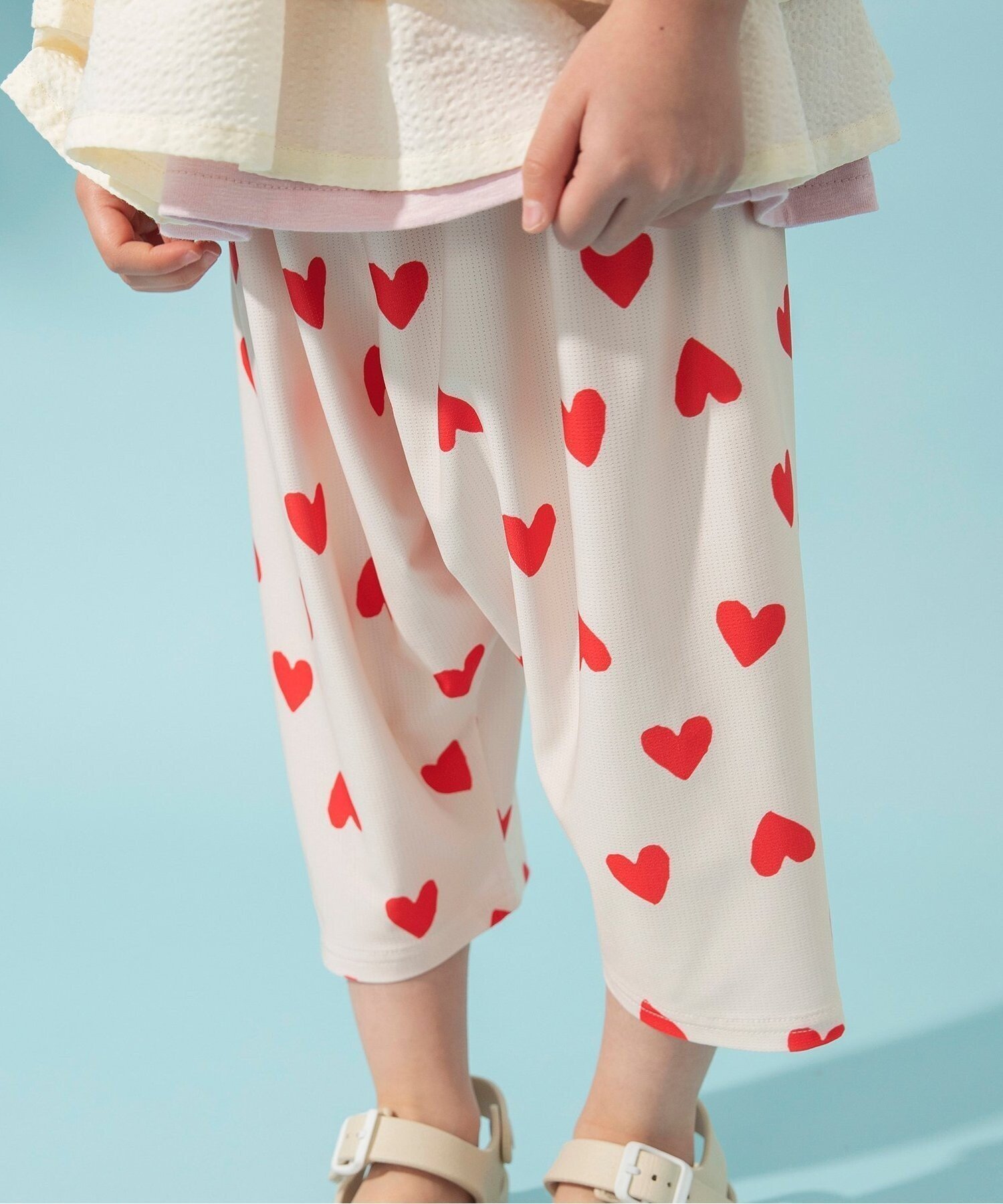 【その他のブランド/Other】の【サマーエール】7分丈チルパンツ 7分丈 人気、トレンドファッション・服の通販 founy(ファニー) 　ファッション　Fashion　キッズファッション　Fashion for Kids　ボトムス　Bottoms　アウトドア　Outdoor Clothing　サマー　Summer, Summer Style　ヒョウ　Leopard, Animal Print　リラックス　Relax, Relaxed Fit　おすすめ　Recommended / Our Picks　夏　Summer　 other-1|ID: prp329100004522941 ipo3291000000032985787