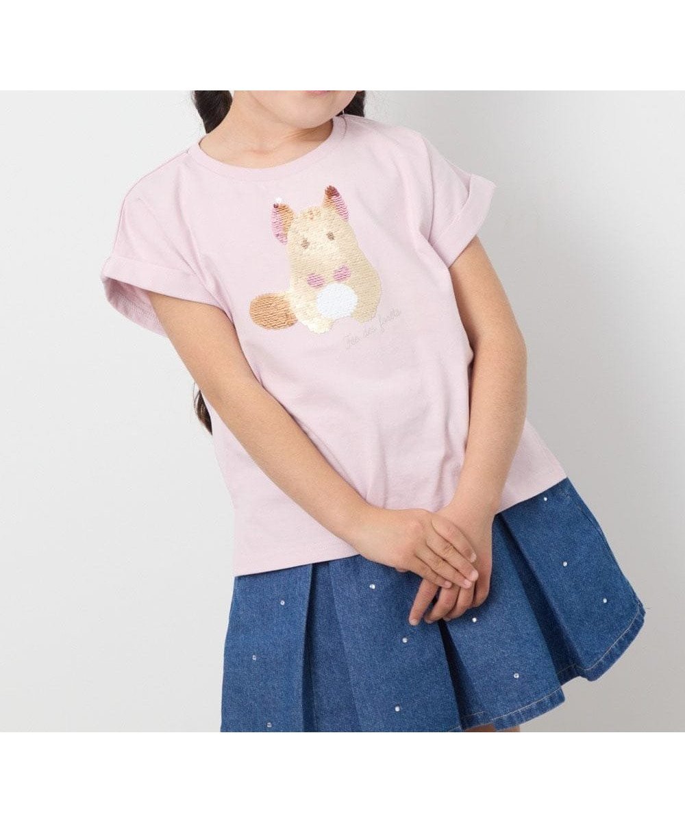 【アー ヴェー ヴェー/a.v.v / KIDS】の140-150 モチーフアソートTシャツ インテリア・キッズ・メンズ・レディースファッション・服の通販 founy(ファニー) 　ファッション　Fashion　キッズファッション　KIDS　洗える　Washable　カーディガン　Cardigan　ショート　Short　シンプル　Simple　スパンコール　Sequins　トレンド　Trend　人気　Popularity　パーカー　Hoodie　ボトム　Bottom　半袖　Short Sleeve　ミニスカート　Mini Skirt　モチーフ　Motif　再入荷　Restock/Back In Stock/Re Arrival　おすすめ　Recommend　ピンク|ID: prp329100004522971 ipo3291000000031993870