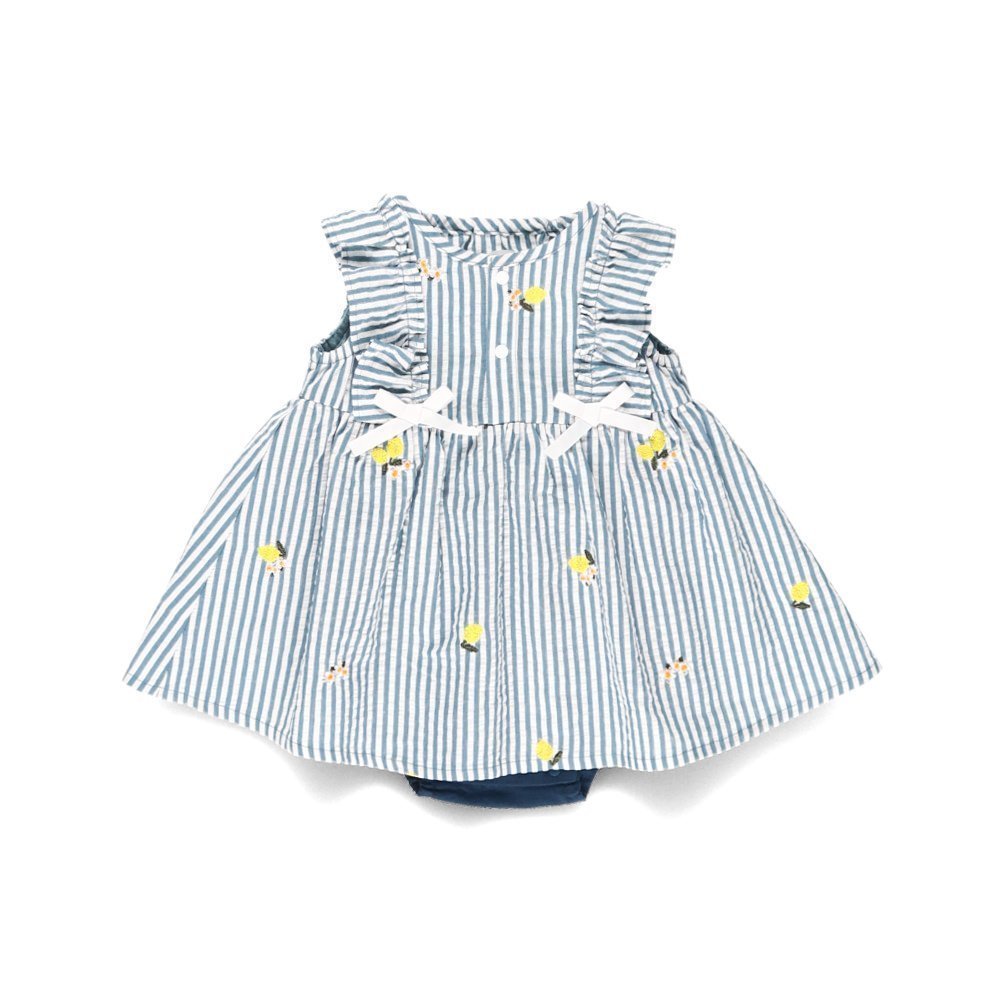 【ブランシェス/branshes / KIDS】の【おそろい】レモン フラワー総柄刺しゅうカバーオール インテリア・キッズ・メンズ・レディースファッション・服の通販 founy(ファニー) 　ファッション　Fashion　キッズファッション　KIDS　春　Spring　切替　Switching　サッカー　Soccer　ショート　Short　ダンガリー　Dungarees　チュニック　Tunic　ドッキング　Docking　人気　Popularity　ハーフ　Half　フラワー　Flower　フリル　Frills　ベビー　Baby　半袖　Short Sleeve　ラベンダー　Lavender　リボン　Ribbon　S/S・春夏　Ss・Spring/Summer　おすすめ　Recommend　夏　Summer　オフホワイト|ID: prp329100004522997 ipo3291000000031994060