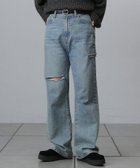【コロニートゥーワンスリーナイン/COLONY 2139】の【S~Lサイズ展開】ダメージデニムパンツ サックスブルー|ID: prp329100004523007 ipo3291000000031994139