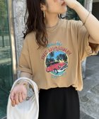 【ディスコート/Discoat】の【WEB限定/ユニセックス】ヴィンテージカープリントTシャツ ライトベージュ|ID: prp329100004523036 ipo3291000000031994346