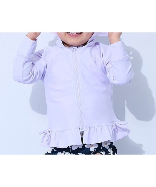 【その他のブランド/Other】の【SWIM】フリルラッシュガード インテリア・キッズ・メンズ・レディースファッション・服の通販 founy(ファニー) https://founy.com/ ファッション Fashion キッズファッション Fashion for Kids フリル Frill, Ruffle ポケット Pocket, Pocket Detail リボン Ribbon, Bow 水着 Swimsuit, Swimwear |ID: prp329100004523071 ipo3291000000032753719