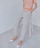 【ナノ ユニバース/nano universe】のピンタックイージーテーパードパンツ 人気、トレンドファッション・服の通販 founy(ファニー) ファッション Fashion レディースファッション WOMEN パンツ Pants おすすめ Recommend ウォッシャブル Washable カットソー Cut And Sew コンパクト Compact ストレッチ Stretch ツイル Twill エレガント 上品 Elegant ビジネス 仕事 通勤 Business |ID:prp329100004523073