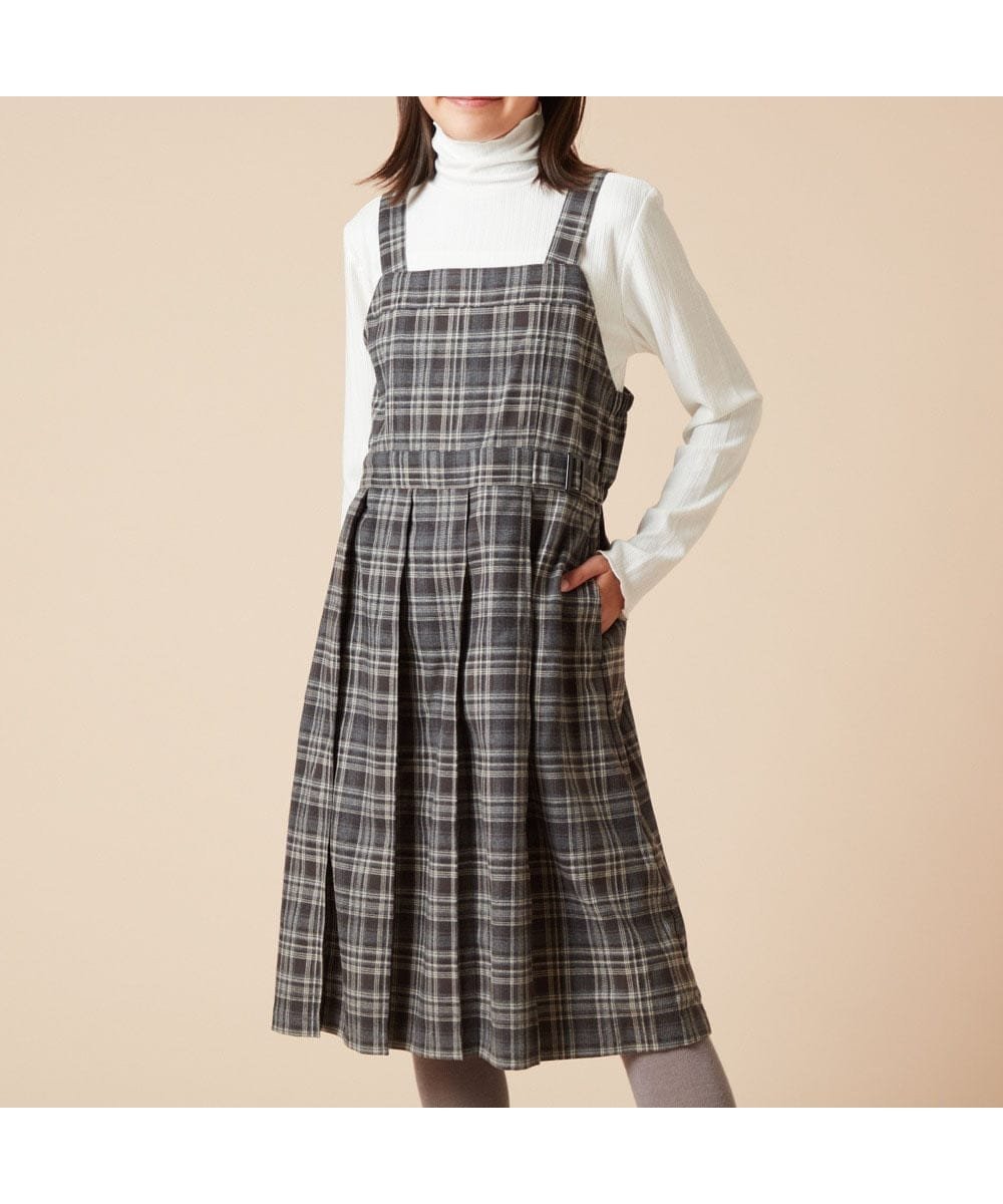 【アー ヴェー ヴェー/a.v.v / KIDS】の140-150 スクエアネックプリーツジャンスカ 人気、トレンドファッション・服の通販 founy(ファニー) 　ファッション　Fashion　キッズファッション　KIDS　インナー　Inner　シューズ　Shoes　チェック　Check　ハイネック　High Neck　バランス　Balance　バレエ　Ballet　フラット　Flat　プリーツ　Pleats　無地　Plain Color　ロング　Long　再入荷　Restock/Back In Stock/Re Arrival　おすすめ　Recommend　エレガント 上品　Elegant　 other-1|ID: prp329100004523079 ipo3291000000031994715
