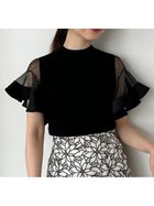 【フレイ アイディー/FRAY I.D】のラッフルブレードフリルニット BLK[009]|ID: prp329100004523083 ipo3291000000032751042